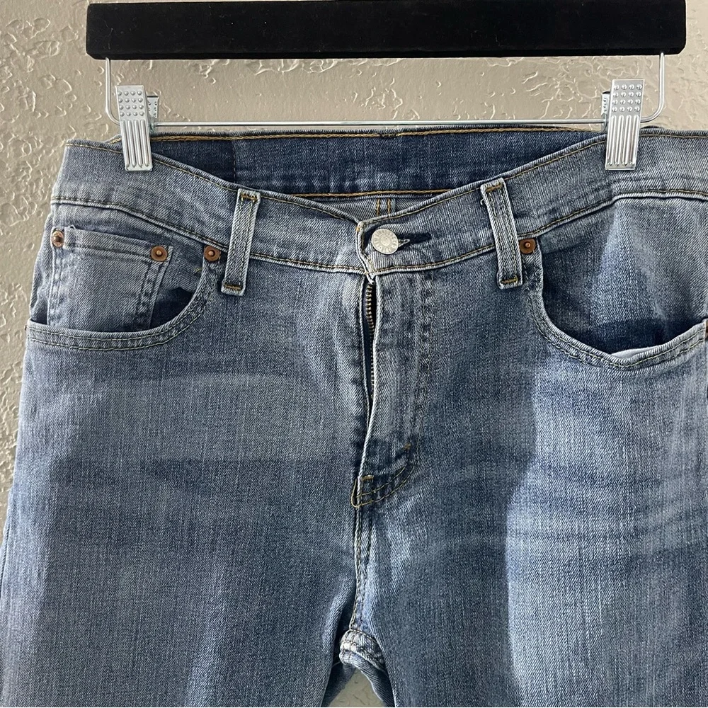 Levi’s‎ 512 Classic Blue Skinny Distressed Jeans for Men Size 30x32